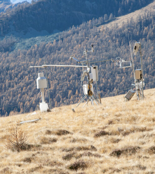 near infrared sensor Installed in the Alps